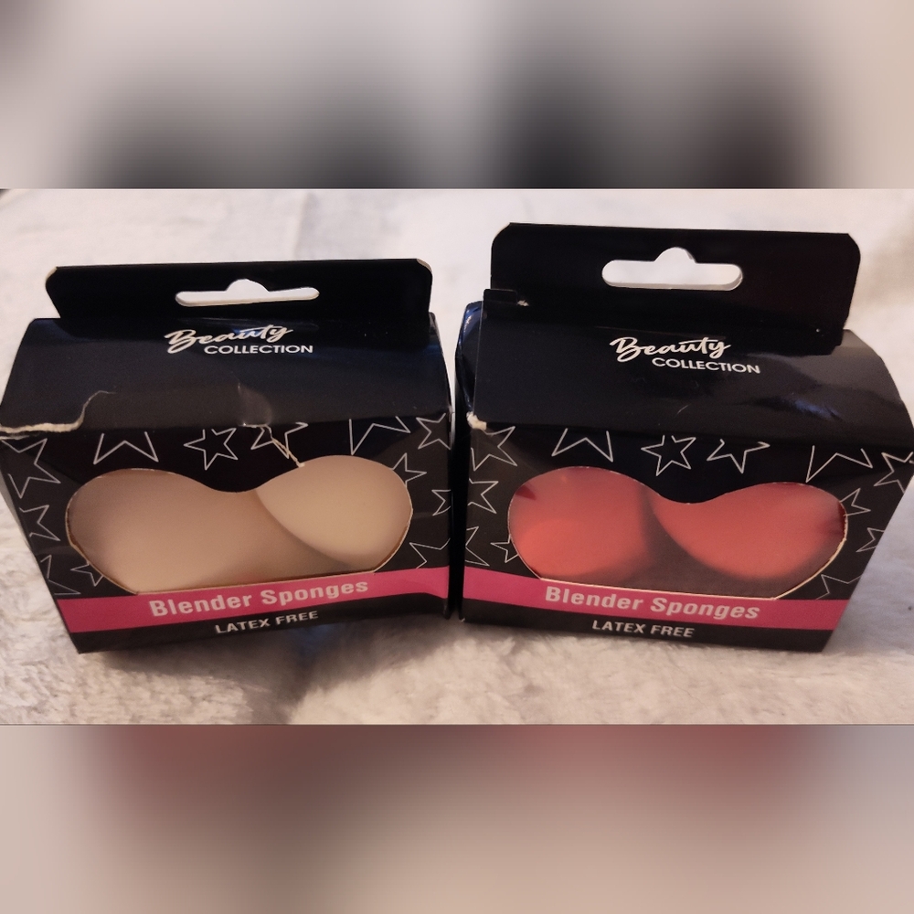 NWT! 2- Blender Sponges - Cream and Pink